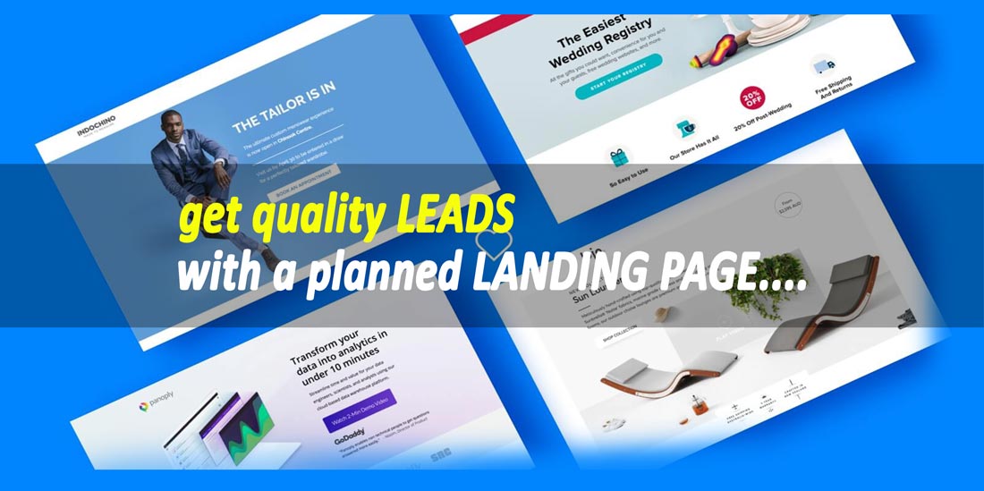 landing page design service for lead generation ads and campaigns