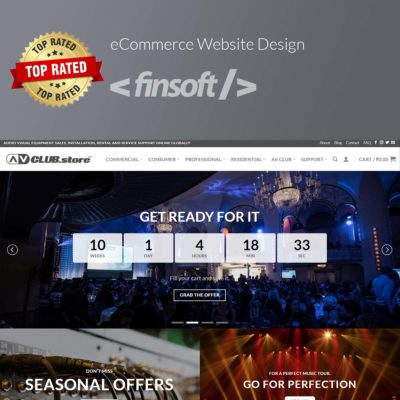 AV Club eCommerce website design service Edapally Kalamassery