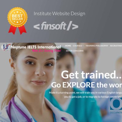 IELTS institute website design service Edapally Kalamassery