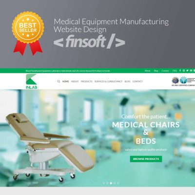 Medical Equipment Manufacturing website design service Edapally Kalamassery 2