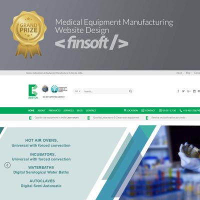 Medical Equipment Manufacturing website design service Edapally Kalamassery 3