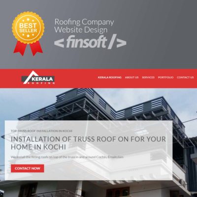Roofing Company website design service Edapally Kalamassery 2