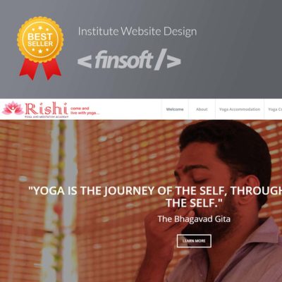 Yoga and Meditation Academy institute website design service Edapally Kalamassery 1