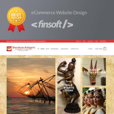 antiques eCommerce website design service Edapally Kalamassery