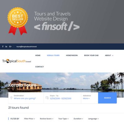 tour and travel website design service Edapally Kalamassery 1