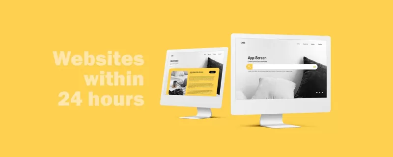 We design your website in a day less than 24 hours